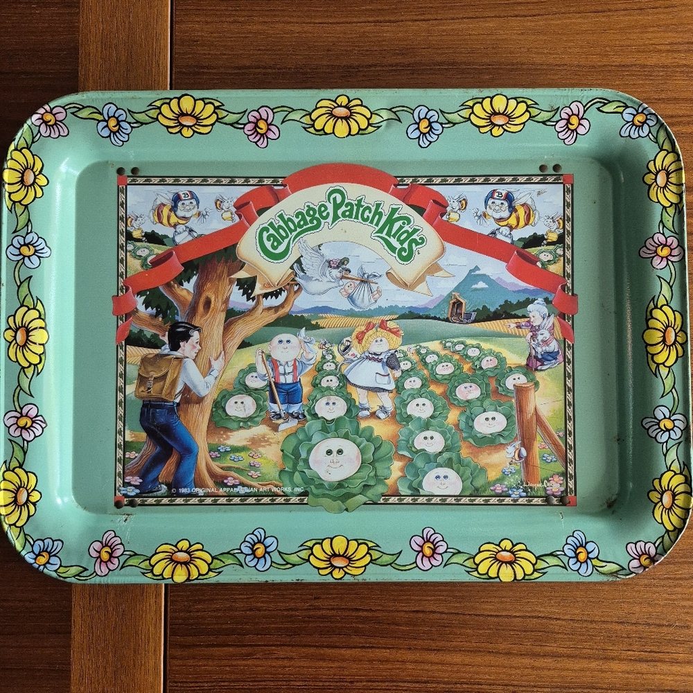 Vintage 80s Cabbage Patch Kids Lap Tray